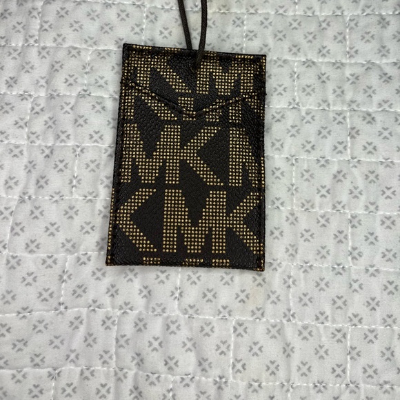 💰Michael Kors Designer Black and Gold Lanyard Card ID Holder - Picture 4 of 5